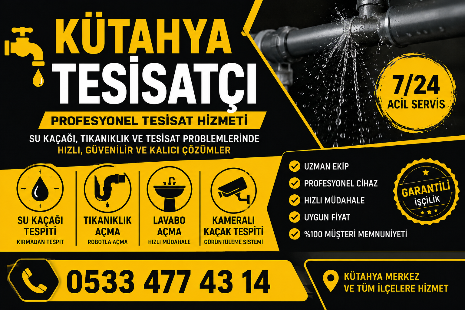 Kütahya Tesisatçı