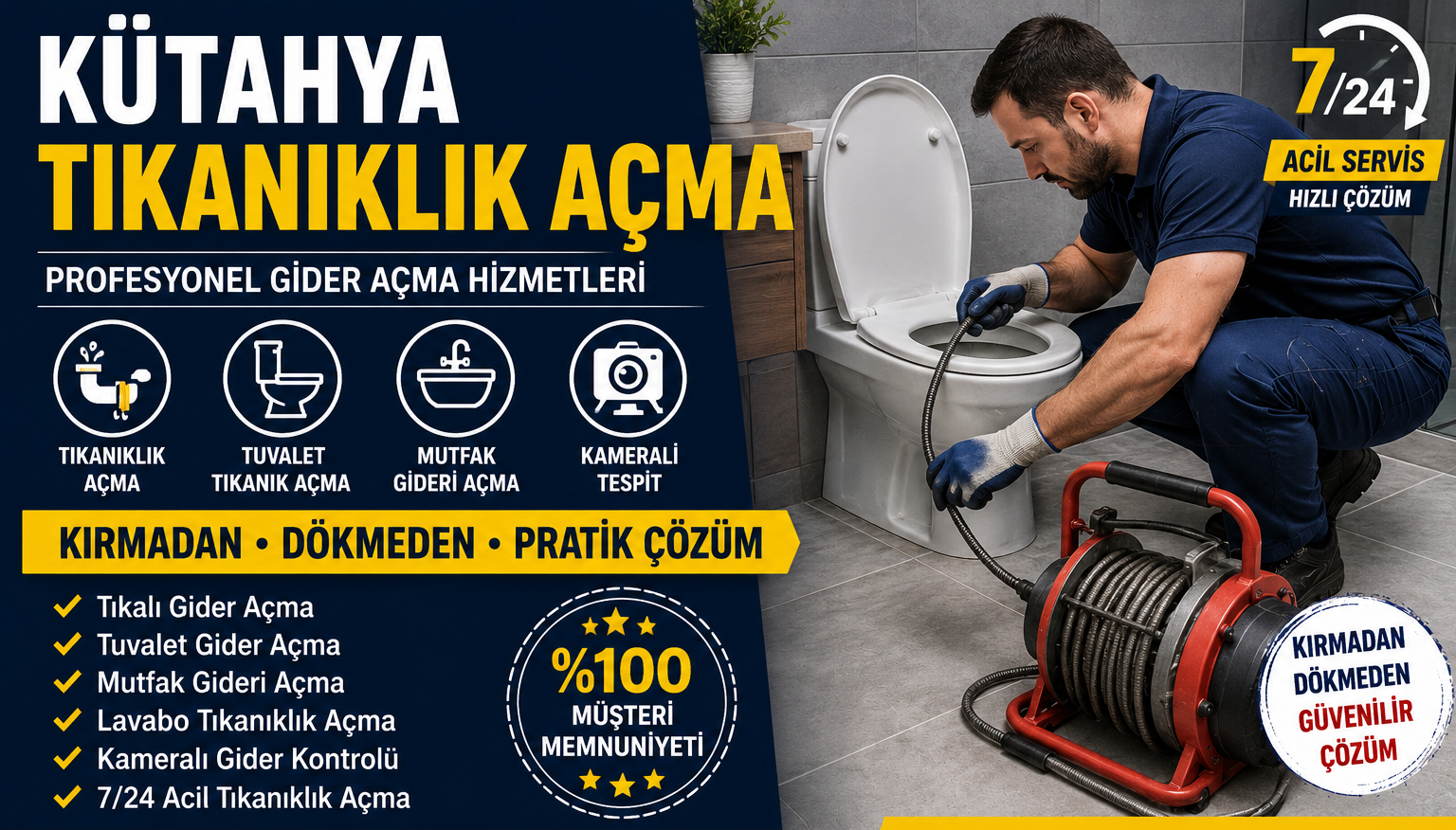 Kütahya Tıkanıklık Açma